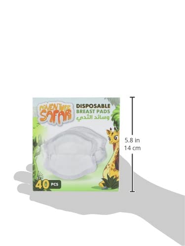 Safari Baby Mother Disposable Soft high quality cotton Breast pads 40pcs white