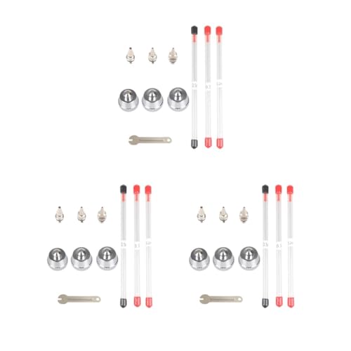 Lot de 30 mini aiguilles multifonctions pour aérographe de précision - 2