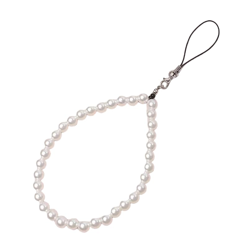 SHILPMART Handmade Pearl Beads Phone Strap Fashion Anti-Lost Beaded Security Phone Chain, White (B0CWJ1QKQC) Amazon Price History, Amazon Price Tracker