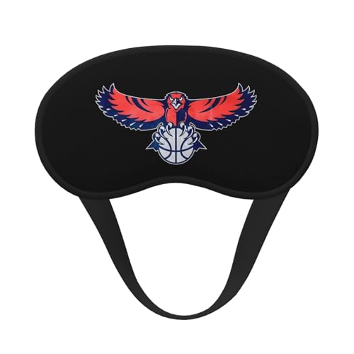 アトランタ ホークス アイマスク スリープマスク 眼帯 安眠 目隠し 睡眠用 遮光 軽量 昼寝 旅行 快眠 圧迫感なし 通気性 柔らかい 快適 収縮バンド型 調整可能 手洗いok 旅行 出張 オールシーズン対応 男女兼用 1枚