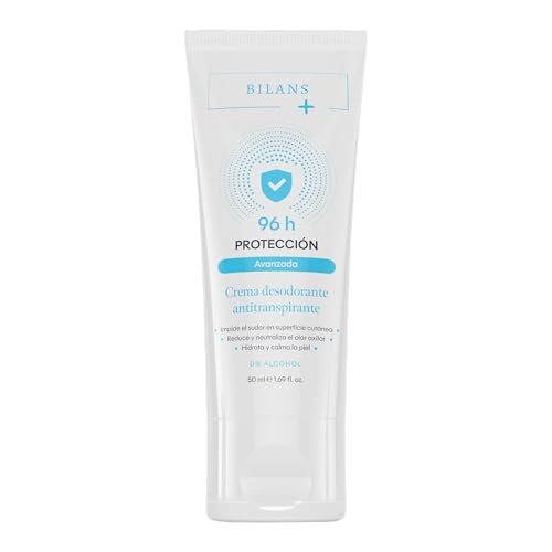 BILANS+ Crema Desodorante Antitranspirante, 96 Horas de...
