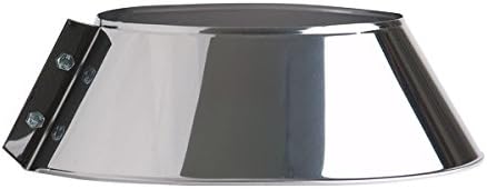 Shieldmaster 8" (200mm) Storm Collar Twin Wall Insulated Flue Pipe - Stainles...