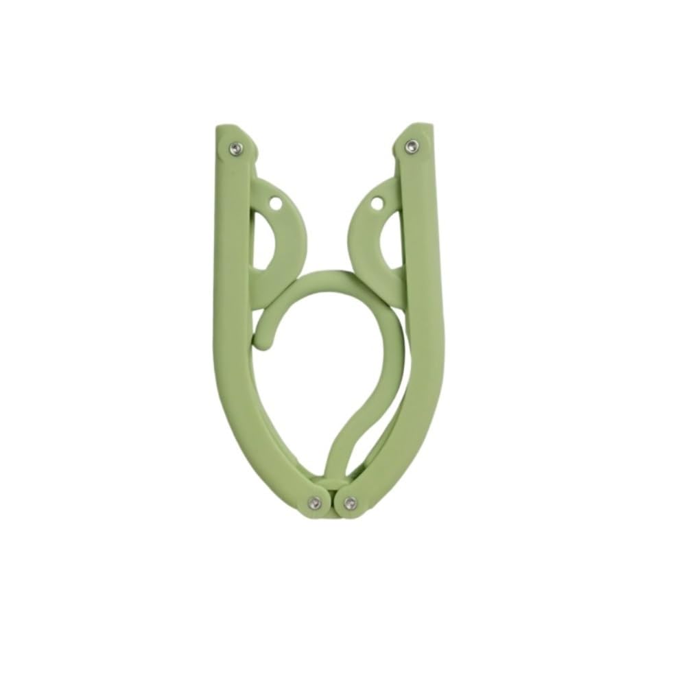Accueil Cintre Pliant Antidérapant Léger for La Maison Et Les Voyages Les Essentiels De La Garde-Robe(Grün)