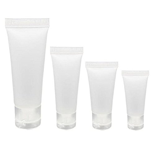 Travel Bottles Set，Vovotrade 4PCS Empty Tubes Cosmetic Cream Travel Lotion Containers Bottle (4PC（20,30,50,100）)