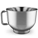 Fentic Edelstahl Rührschüssel (6,2L) - Passend SM1504N Zubehör ...