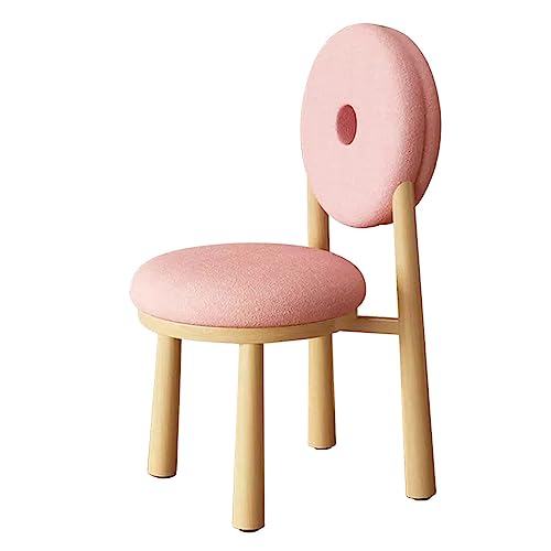 Silla de salón, Silla de Terciopelo Moderna, Silla Auxiliar para Dormitorio, Silla de tocador, Silla de Ocio sin Brazos con Patas de Hierro, Silla de Escritorio, Silla de Comedor escandinava