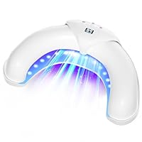 IUHFSIFS Nagelpilz Lasergerät【mit Zeitanzeige - 30s/60s/99s】Faltbares Gerät Nagelpilz Lasergerä für Mehrere Fingernägel und Zehennägel der Beschädigten Nägel Laser