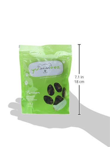 Yummeez Pansen Leckerli - Hundeleckerli als kleine Knöchelchen - getreidefrei mit hohem Fleischanteil - perfektes Leckerchen für Training oder Belohnung (1 x 175 g)
