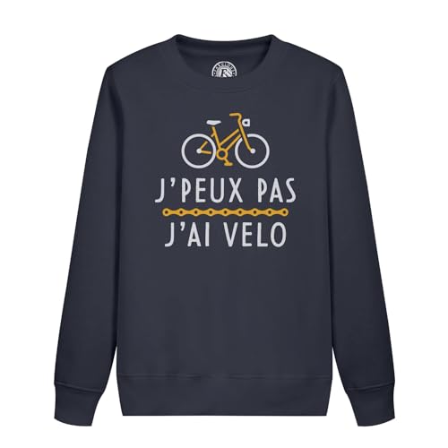Sweat enfant j'peux pas j'ai vélo idéal pour l'école et le cyclisme