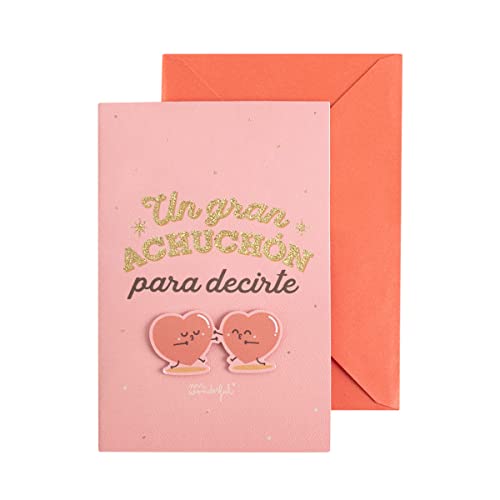 Mr.wonderful Postal - Un Gran Achuchón Para Decirte Que Te Quiero Mogollón