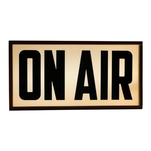 Panel luminoso Air - Caja de luz ambiental de acrílico, luces LED | Luces LED Lámpara de escritorio Lightbox | 11,81 x 5,9 pulgadas Panel de grabación Decoración de estudio, luces decorativas