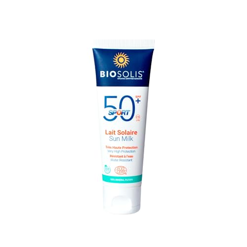 Leche solar ecológica Sport Extreme 50+ – Protección UVA+UVB – Resistente al agua – sin perfumes – Certificado vegano + orgánico – Protección solar mineral – 98% ingredientes naturales – 50 ml