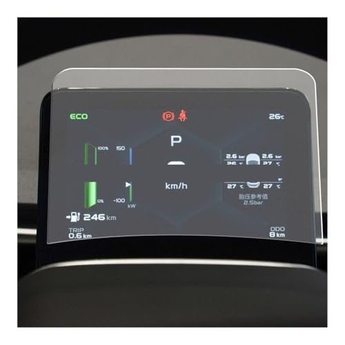 Verre trempé de protection anti-rayures pour écran Geely Geometry C 2020-2021 navigation tactile