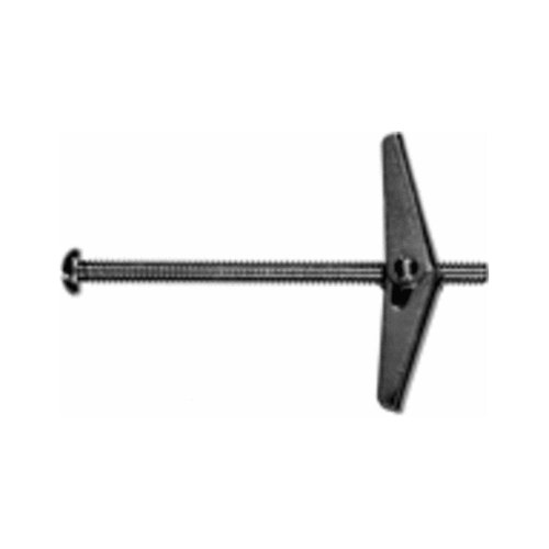 Hillman 1/4 in. Dia. x 3 in. L Round Steel Toggle Bolt 6 pk