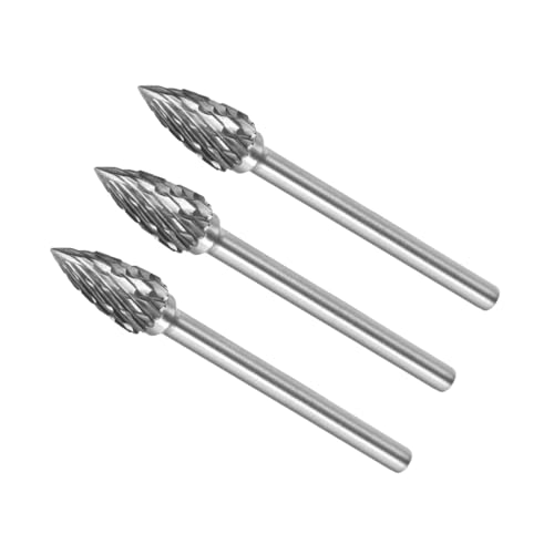 Fresas rotativas de carburo de tungsteno 3 piezas miniatura 1