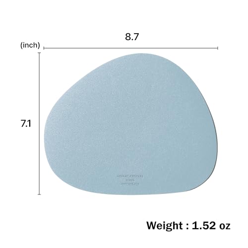 Image of GREEDY FARMERS Mouse pad, Non-Slip Washable Waterproof Computer Mouse pad (Baby Blue)