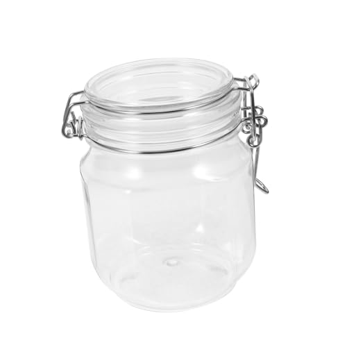 MAGICLULU Stylish Honey Pot Large Honey Dispenser Jar Glass Holder for Kitchen Storage Bakery Home Decor