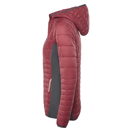 Chaqueta con capucha para mujer elástica transpirable e impermeable ligera 2