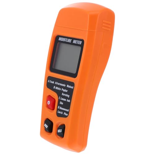 HORIALENCE 実用的湿測定器 含水率計 木材紙箱床壁用 湿センサー付き 防錆カバー搭載 多用途含水率測定ツール
