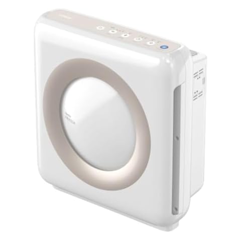 Coway Airmega AP-1512HH(W) True HEPA Purifier with Air Quality Monitoring, Auto, Timer, Filter Indicator, and Eco Mode, 16.8 x 18.3 x 9.7, White Cover