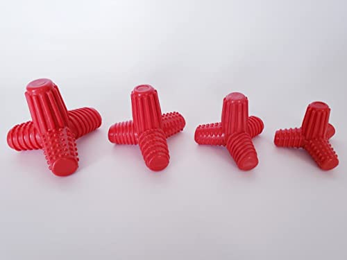 Mordedor Tridimensional 4 Dogs Nylon Vermelho Tamanho Médio para Cães, Vermelho