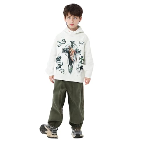 Saint Tears Boys Hoodie Graphic Print Hooded Casual Long Sleeve Hoodies Pullover Vintage Sweatshirt for Kids (2-7 Years)4