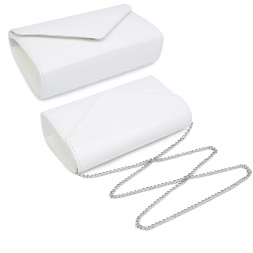 Image of Dasein Women's Vegan Leather Evening Bag Clutch Purse Formal Handbag