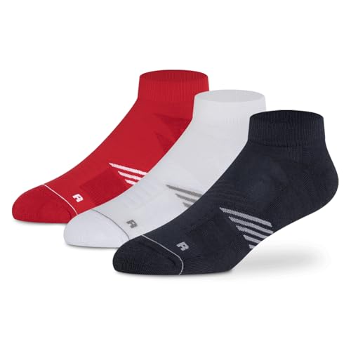 Image of Supersox Ankle Length Performance Sports Socks for Woman | Combed Cotton | Moisture Absorbent & Anti-Odour | Durable Welt for Long-Lasting Comfort | Pack of 3