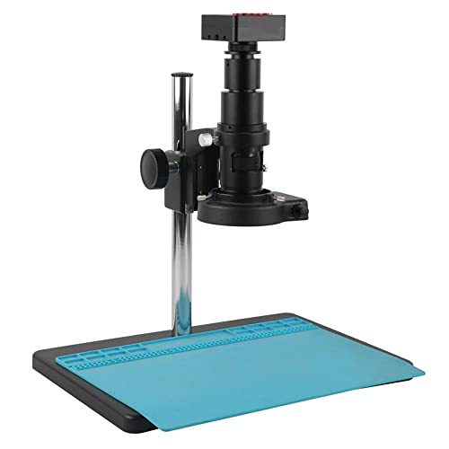 顕微鏡キット 48MP 2K 1080P HDMI USB デジタル ビデオ顕微鏡カメラ 160X 同焦点連続ズーム C マウント レンズ 検査 メンテナンス用 顕微鏡レンズアダプター(B)