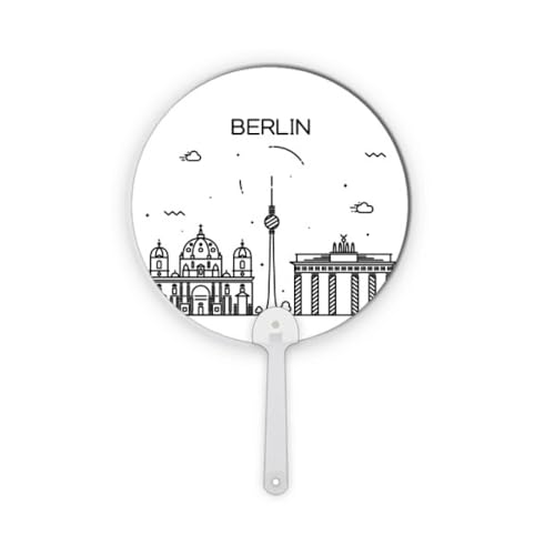 Éventail rond plastique Berlin au design architectural de précision allemande