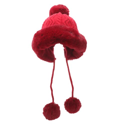 Bonnet hiver femme Milisten avec pompon parfait pour le ski et vos sorties de saison