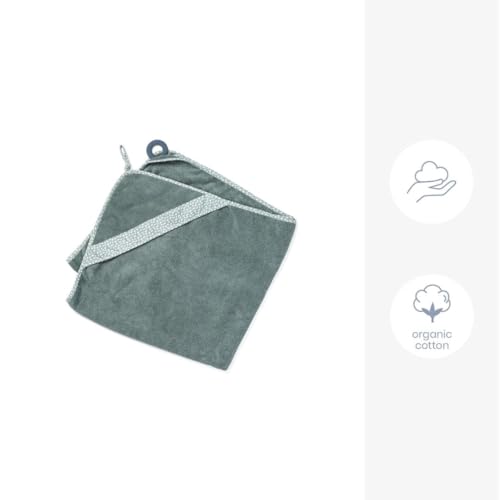 Cape de bain bébé doomoo serviette coton bio absorbant Dry'n Play