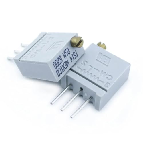10 potenciómetros de ajuste de precisión multivuelta BI 67WR 500R 1K 2K 5K 10K 20K 50K 100K 200K 3296W(500 Ohm)