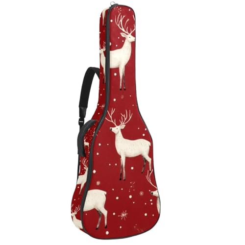 Sac à dos guitare acoustique étui souple 109cm basse tissu Oxford