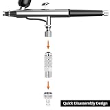 QWORK® 5 sztuk 1/8" adapter Airbrush, szybkozłączka Airbrush, łatwe podłączanie/odłączanie pistoletów natryskowych i sprężarek powietrza