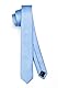 Enlision Krawatte Hellblau Schmal Seide Krawatten für Herren Einfarbig Schlips Blau Hochzeit Party Krawatte 4cm Formelle Elegante Business