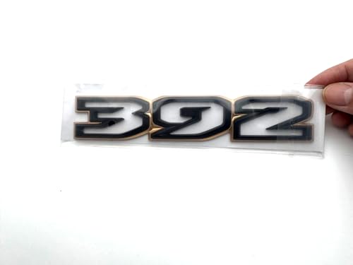 Image of 1x Paint 392 Emblems Front Fender Hood 3D Badge Nameplate Letter Compatiable with 2021-2024 Wrangler (Bronze Black)