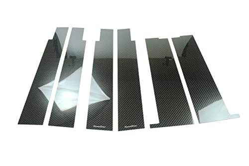 SecondStage ホンダ ステップワゴン RP6/7/8 STEPWGN SPADA AIR ピラーガーニッシュ 純正バイザー装着車専用 デジタルカーボン調 H048DCB