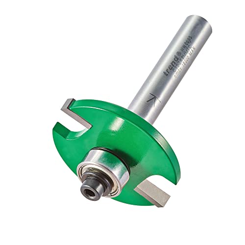 Trend Fraise à Jointer Biscuit à Guide à Roulement CraftPro, Queue de 8 mm, Longueur de Coupe de 4 mm pour Tailles de Biscuit 0, 10, 20, Pointe en Carbure de...