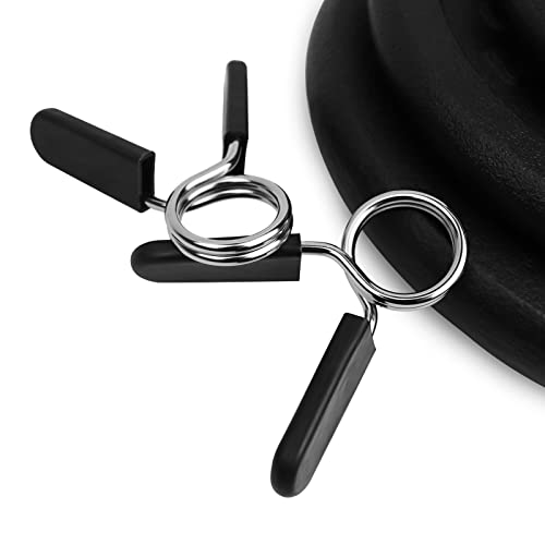 A2Zcare Olympic 2-Inch Spring Clip Collars, 1-Inch Clips For Weight Bar/Dumbbell Handles Exercise Collar Barbell Clip Clamps Dumbbell Lock Collar Bumper Plate For Weightlifting Strength Training #TOP4