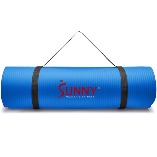Sunny Health & Fitness Premium 1/2-Inch Extra Thick Exercise Yoga