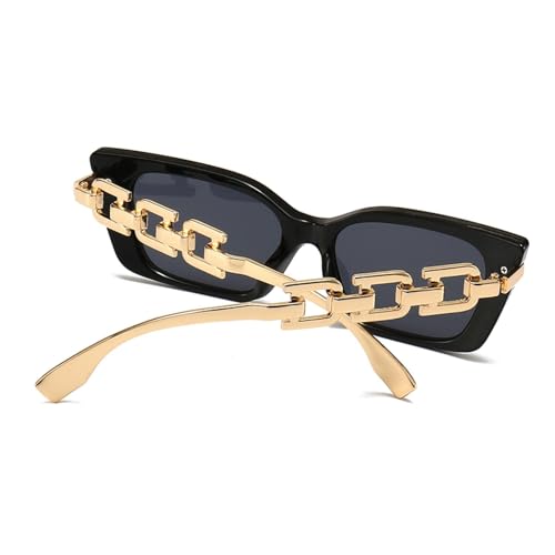 Lunettes de soleil œil de chat pour sublimer un style urbain terne violet - 2