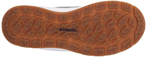 Columbia Tamiami PFG Sapato náutico masculino, Cinza ardósia/laranja claro, 38