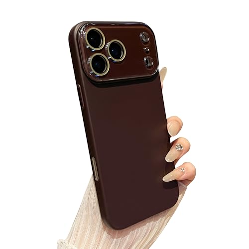 Protection objectif iPhone 17 haute finition rouge vin