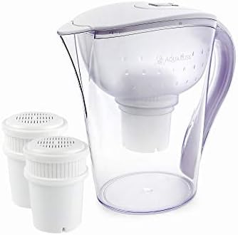 AquaBliss 3-Pack Replacement Water Filter Cartridges – XL 2 Times Longer Lasting, Purifying Water Filters Deliver Safe Clean Tasting Drinking Water Free from Harmful Contaminants & Sediment