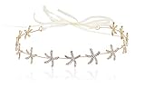 Bienvenu Women's Girl's Starfish Handband Gold Crystal Jewelry Crown Bridal Wedding Hair...