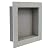Houseables Shower Niche, Insert Storage Shelf, 12 x 12 Inch, Grey, XPS Foam, Leak-Proof, Waterproof, Recessed Preformed Caddy, Tile Prefab Shelves for Bathroom, Prefabricated Deep Wall Toiletry