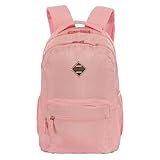 Mochila Sestini 2 Compartimentos College 3 Rosa Metálico