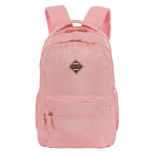 Mochila Sestini 2 Compartimentos College 3 Rosa Metálico