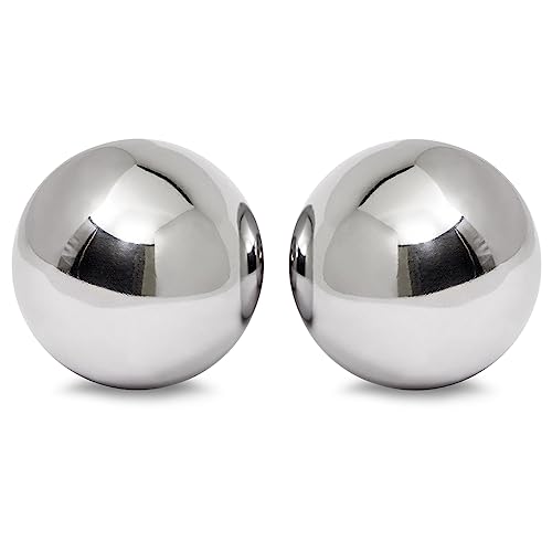 Image of 2pcs 1 inch Chrome Steel Bearing Balls 25.4mm Steel Ball Precision Bearings